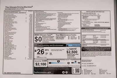 2023 BMW 3 Series M340i xDrive
