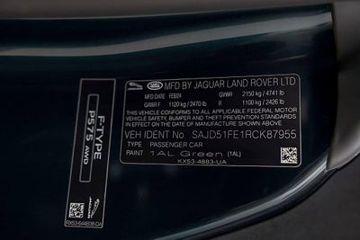 2024 Jaguar F-TYPE P575 R75