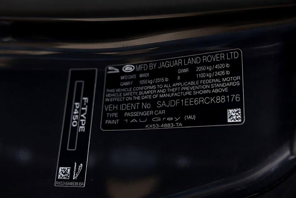 2024 Jaguar F-TYPE P450
