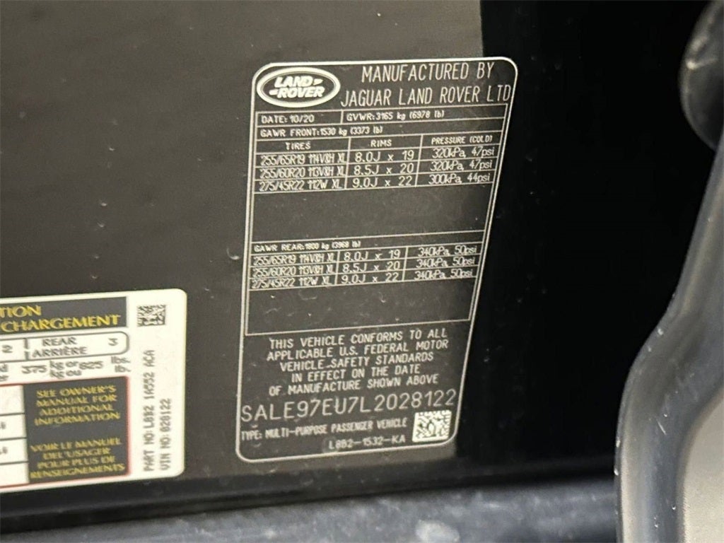 2020 Land Rover Defender 110 First Edition