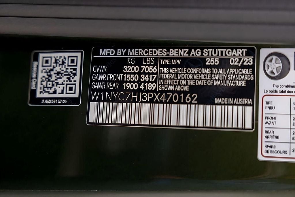 2023 Mercedes-Benz G-Class G 63 AMG® 4MATIC®