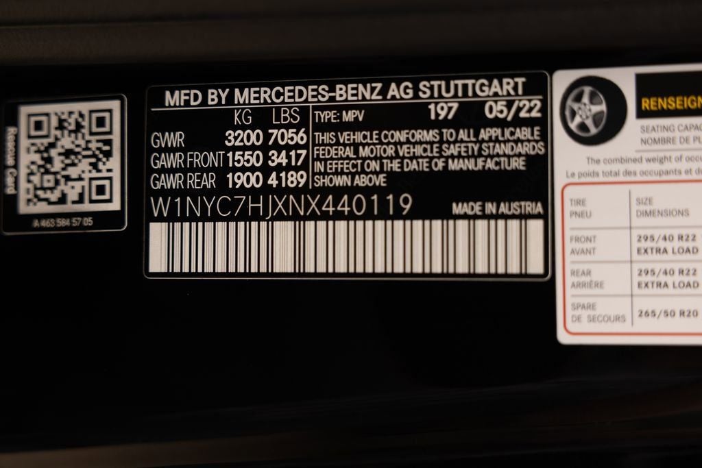 2022 Mercedes-Benz G-Class G 63 AMG® 4MATIC®