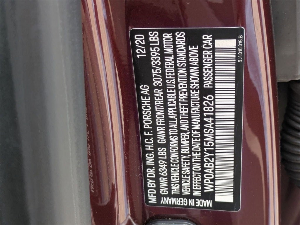 2021 Porsche Taycan 4S