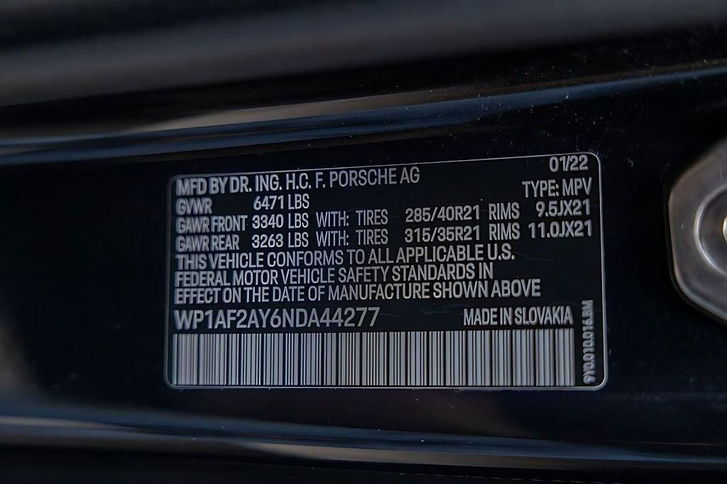 2022 Porsche Cayenne Turbo